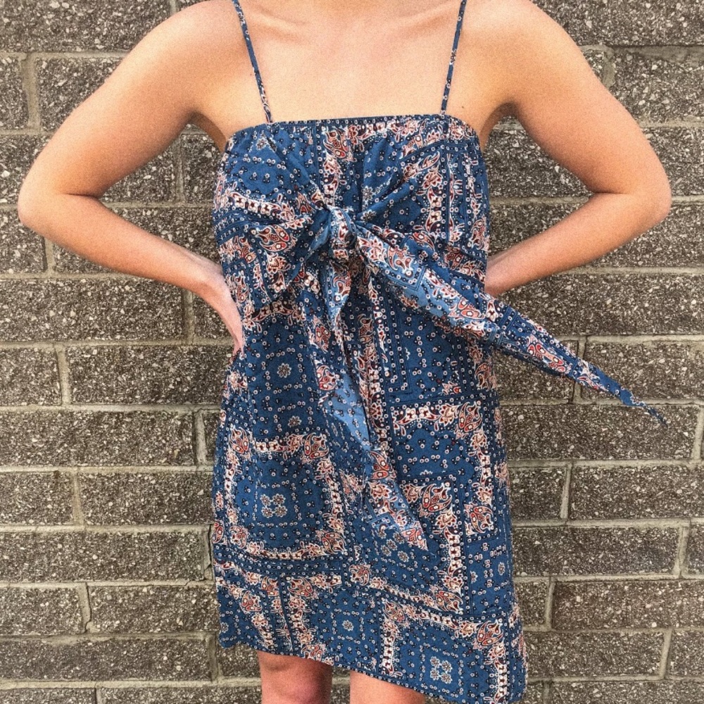 Bandana Print Dress